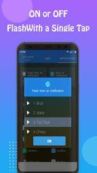 Calling Flashlight - Flash Blinking On Call & Sms screenshot 6