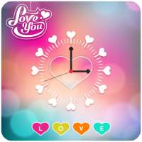 Love Clock Live Wallpaper
