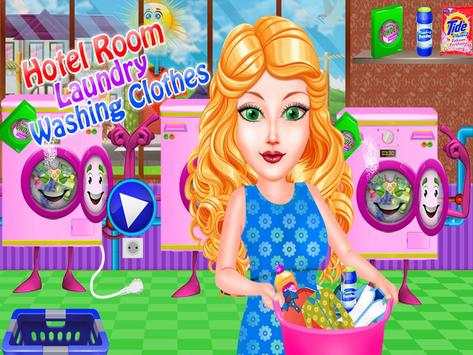 Hotel Room Cleaning Clothes - Girls Games screenshot 1