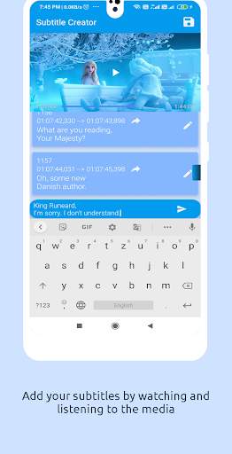 Subtitle creator screenshot 2