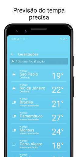 Tempo Turbo — previsão do tempo em tempo real screenshot 1