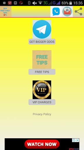 WIN FREE DAILY TIPS 100% screenshot 1