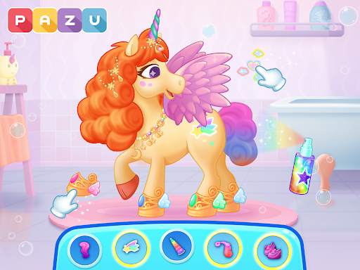 My Magical Unicorn World: Dress up Girls Games screenshot 4