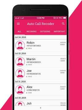 Auto Call Recoder screenshot 3