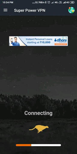 Blue VPN/ free proxy network screenshot 2