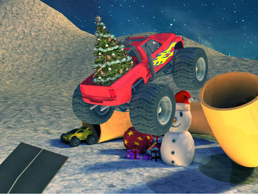 Extreme x-mas car stunt racing screenshot 12