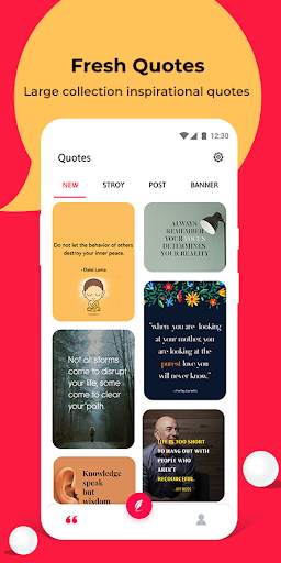 Quotes Creator - Explore, Create and Share screenshot 1
