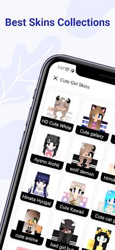 Cute Skins Girls for Minecraft screenshot 1