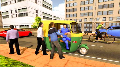 tuk tuk rickshaw driving game 3D screenshot 4