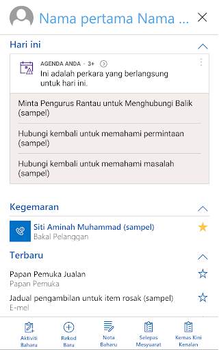 Dynamics 365 for Phones screenshot 1