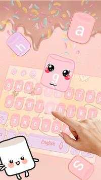 Marshmallow candy  keyboard Theme screenshot 2