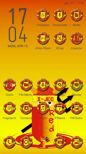 Theme for Infinix - XOS Launcher : Devils Theme screenshot 1
