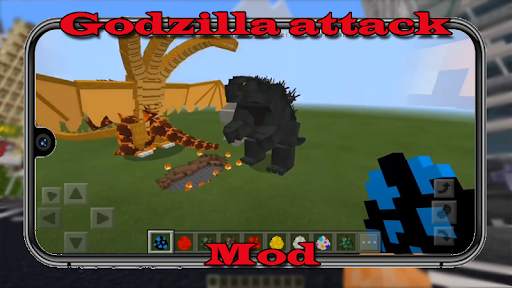 Godzilla attack Mod for Minecraft PE screenshot 3