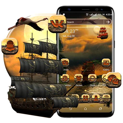Sea Sunset Launcher Theme 1.0.3