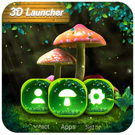 3D Mushroom&nature  launcher theme release_2.2.8