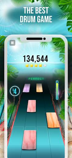 Drum Tiles: drumming game screenshot 4