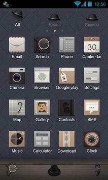 Gentleman GO Launcher Theme screenshot 2
