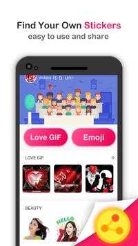 Romantic Gif Stickers For WhatsApp screenshot 1