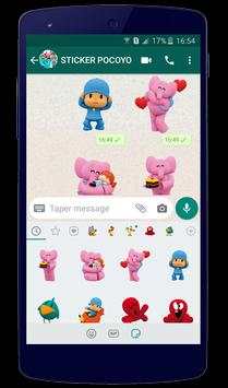 Pocoyo Stickers For WhatsApp-WAStickerApps Cartoon screenshot 1
