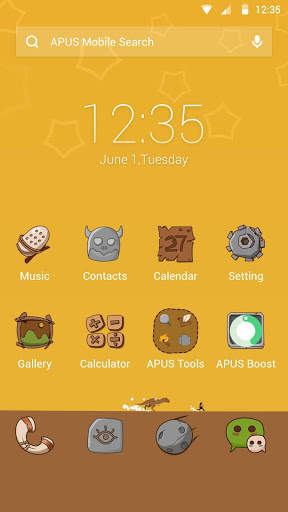 stone age-APUS Launcher theme screenshot 1