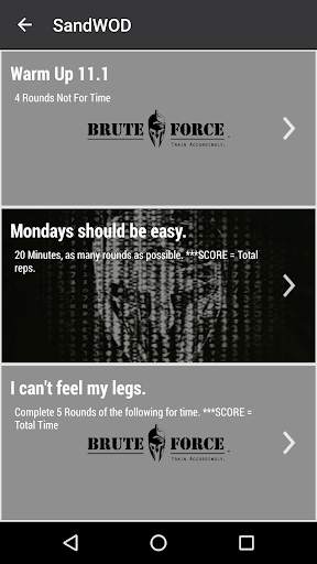 Brute Force WOD screenshot 2