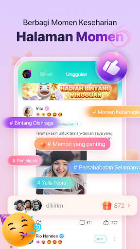 Yalla - Room Obrolan Suara screenshot 5