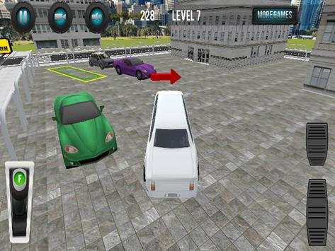 Limousine Car Parking 3D screenshot 8