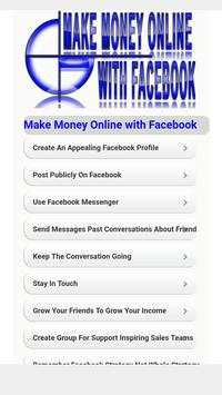 Make Money Online with Facebook screenshot 1