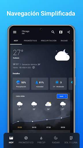 1Weather: Pronóstico y Radar screenshot 2