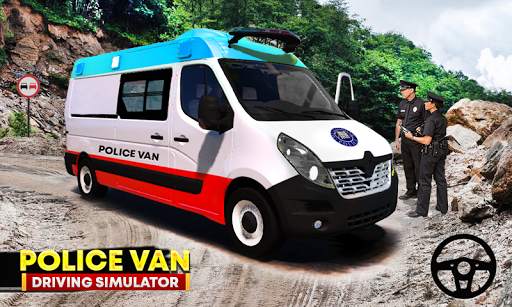 Police Car Driving Simulator Real Van Driver screenshot 2