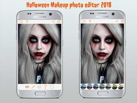 Halloween Makeup Photo Editor 2018 screenshot 3