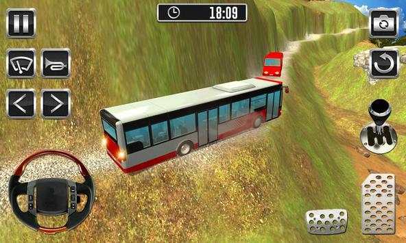 Bus Climb Hill 3D - mountain climbing game screenshot 2