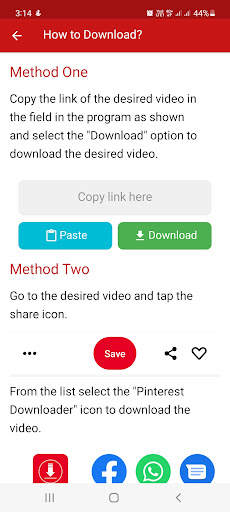 Video Downloader for Pinterest screenshot 1