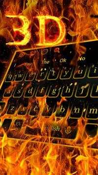 Flaming Fire Live Keyboard screenshot 1