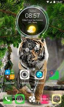 Mechanical Tiger 3D V Launcher Theme screenshot 2