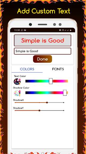 Fire Text Photo Frame - Smoke Text Photo Frame स्क्रीनशॉट 6