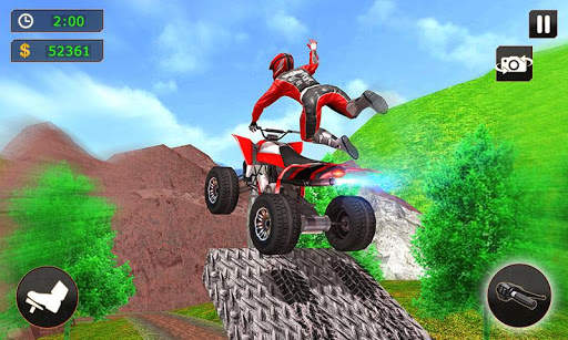 Quad Bike Offroad Driving Stunts screenshot 2