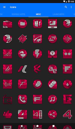 Crimson Icon Pack screenshot 13