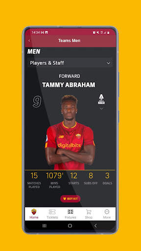 AS Roma Mobile 2.0.0 скриншот 2