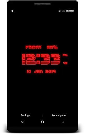 USA Digital Clock Live Wp screenshot 5