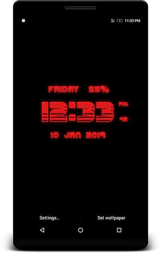 USA Digital Clock Live Wp screenshot 5