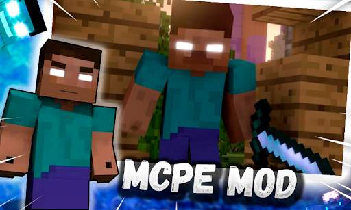 Herobrine Mod for Minecraft PE screenshot 2
