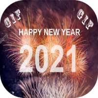 Happy New Year 2021 GIF logo