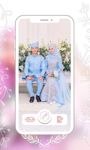 Hijab Couple Wedding Photo Maker screenshot 4