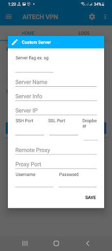 AiTECH VPN - SSH/HTTP/SSL VPN screenshot 3
