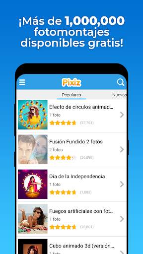 Pixiz - Fotomontaje y foto collage screenshot 1