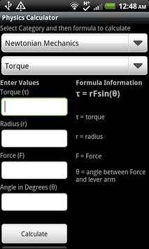 Physics Calculator Demo screenshot 3