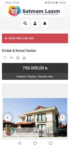 Satmam Lazım | İkinci El Eşya, Araba, Konut Al Sat screenshot 4