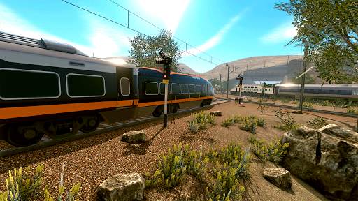 Train Racing Euro Simulator 3D: Jogos de trem screenshot 2