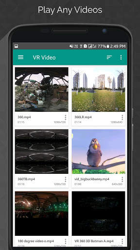 VR Video Player : Lightest VR player in the market screenshot 1